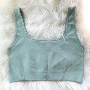 Set Active box cut bra in Moon